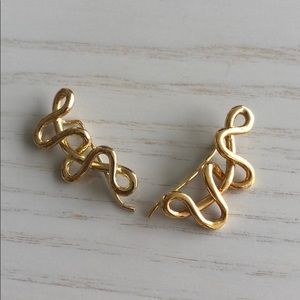 Jennifer Fisher XL curved chaos earrings